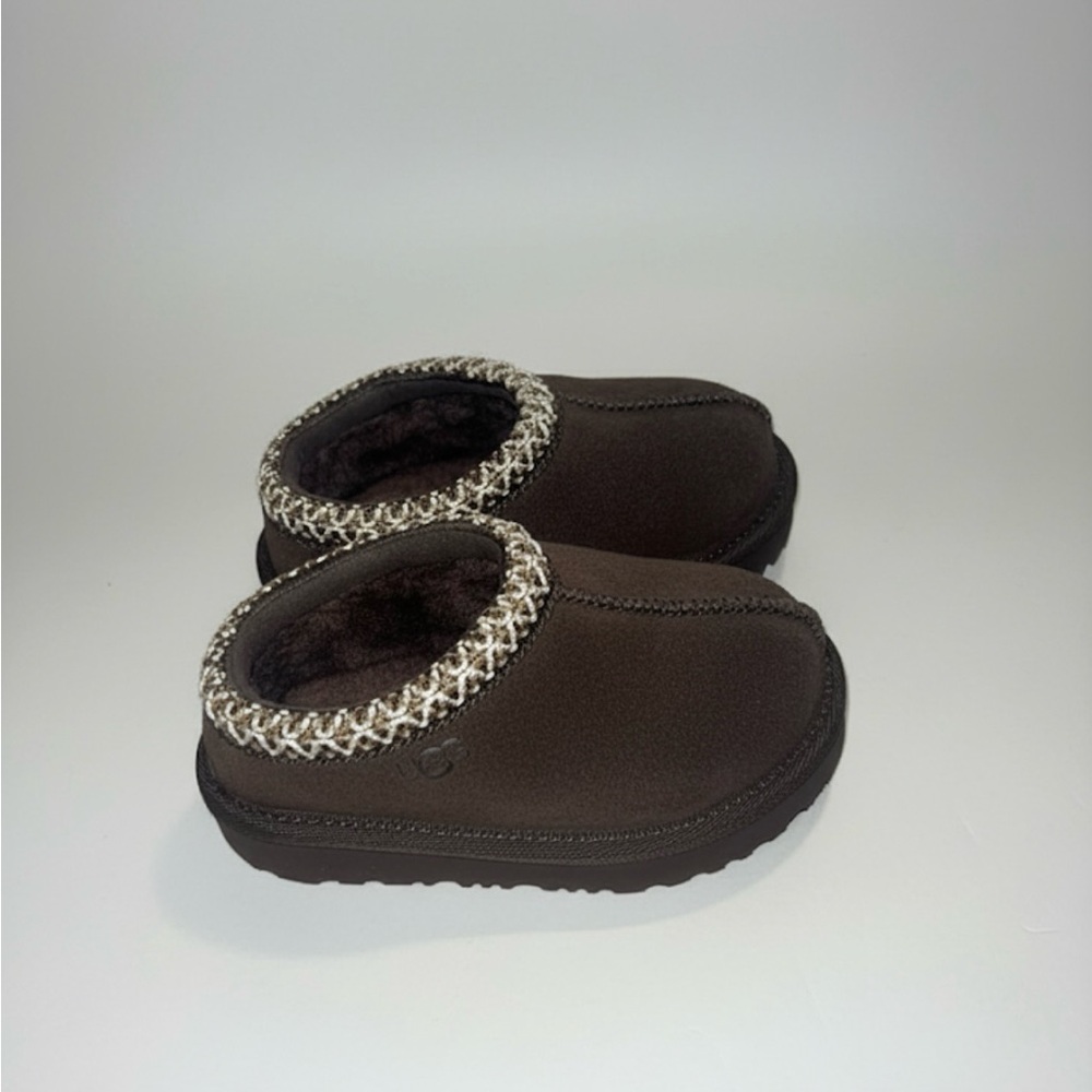 UGG Kids Chocolate Brown Tasman ll Slippers